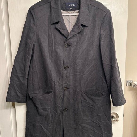 Canali Men's Charcoal Jacket - Picture 1 of 11